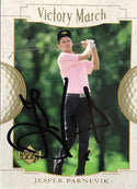 Jasper Parnevik Signed 2001 Upper Deck Card