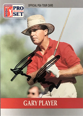 Gary Player Signed 1990 Pro Set Card