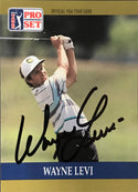Wayne Levi Signed 1990 Pro Set Card