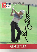Gene Littler Signed 1990 Pro Set Card