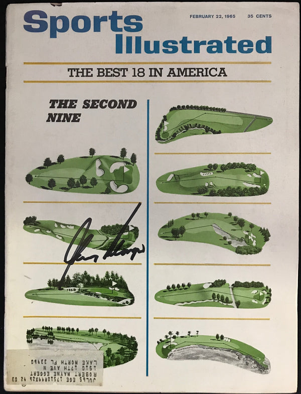 Gary Player Autographed/Signed Sports Illustrated February 22 1965