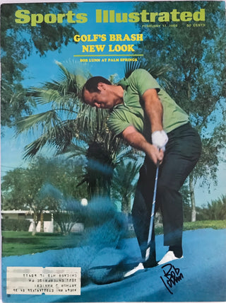 Bob Lunn Autographed / Signed Sports Illustrated - February 17 1969