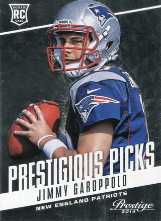 Jimmy Garoppolo Unsigned 2014 Topps Prestige Rookie Card