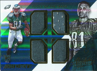 Jordan Mathews Autographed 2014 Topps Finest Rookie Jersey Card