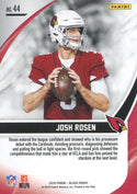 Josh Rosen 2018 Panini Black Friday Rookie Card Back