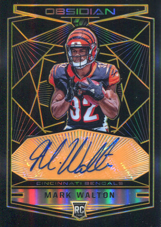 Mark Walton Autographed 2018 Panini Obsidian Rookie Card