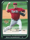 Max Scherzer Unsigned 2008 Bowman Rookie Card