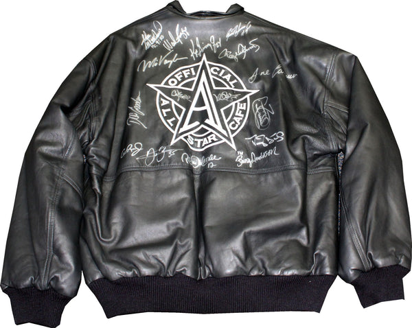 MLB All Star's Autographed Michael Allen All-Star Cafe Leather Jacket (JSA)