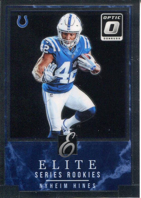 Nyheim Hines 2018 Panini Optic Elite Series Rookie Card