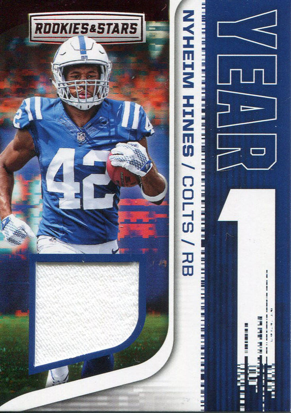 Nyheim Hines 2018 Panini Rookies & Stars Rookie Jersey Card