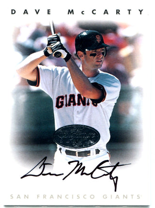 Dave McCarty 1996 Leaf Signature Series Autographed Card