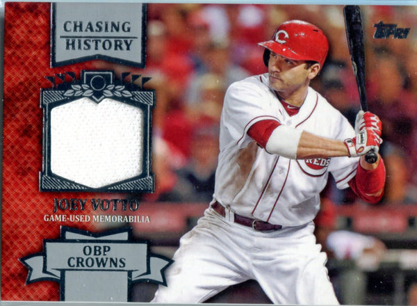 Joey Votto 2013 Topps Chasing History Game-Used Memorabilia Card