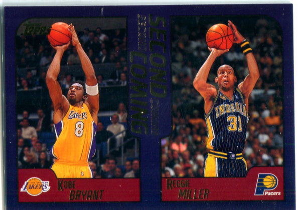 Kobe Bryant & Reggie Miller 2000 Topps Card