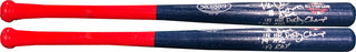 Pete Alonso Autographed Multi Inscribed Mini Bat (Fanatics)