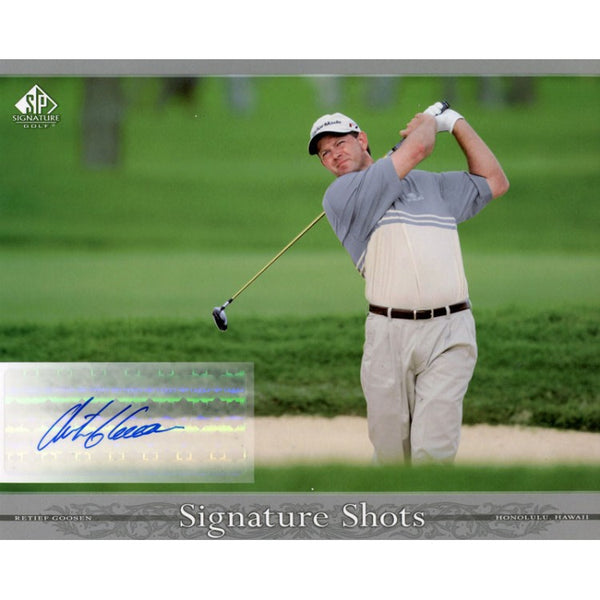 Retief Goosen Autographed 8x10 Photo